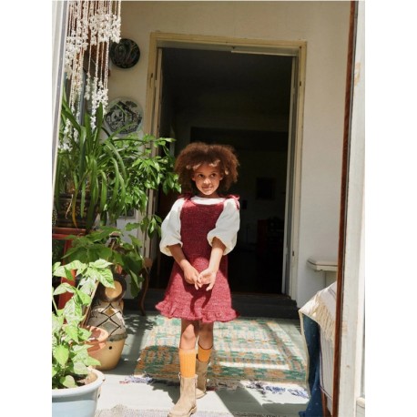 Sandnes 2605 2 Polly Dress Junior Strickset