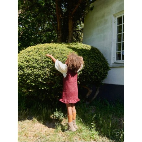 Sandnes 2605 2 Polly Dress Junior Strickset