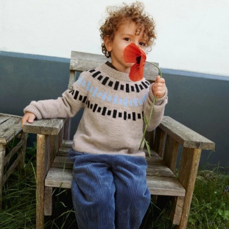 Sandnes 2605 4 Cole Sweater Junior Strickset