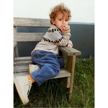 Sandnes 2605 4 Cole Sweater Junior Strickset