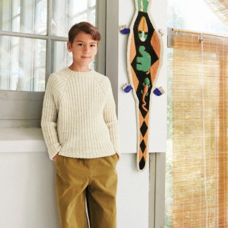 Sandnes 2605 5ab Theo Sweater Junior Strickset