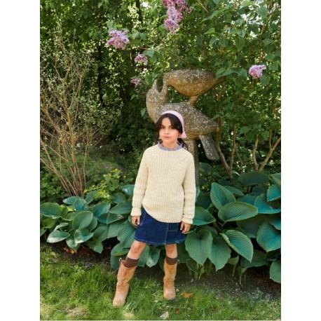 Sandnes 2605 5ab Theo Sweater Junior Strickset