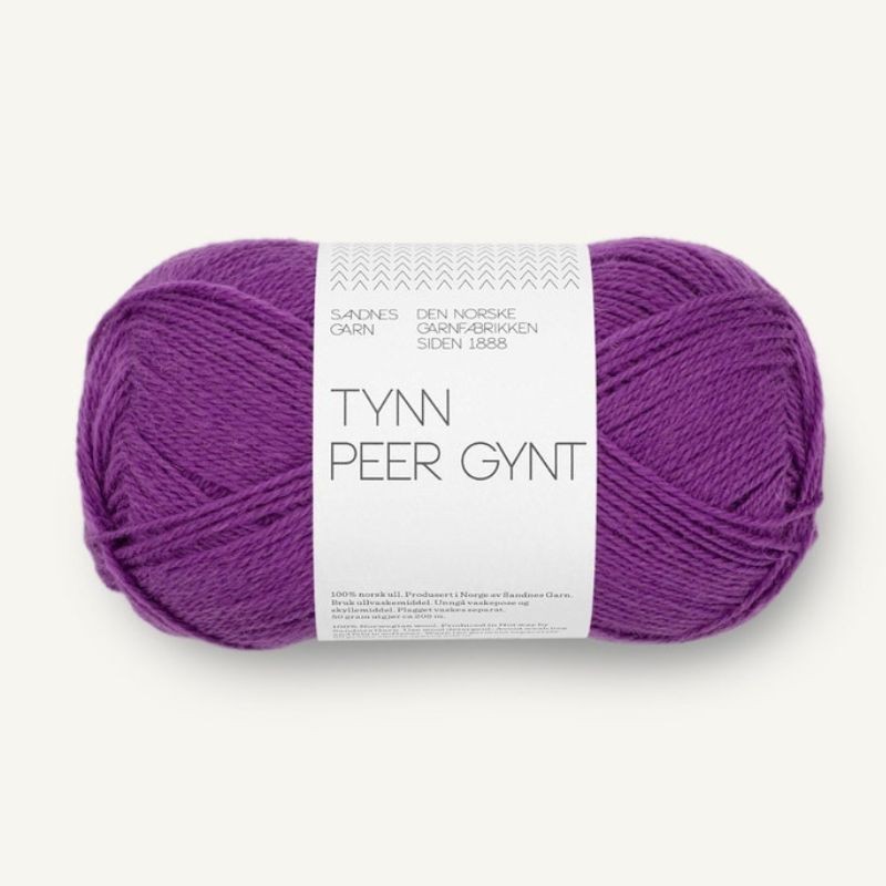Sandnes Tynn Peer Gynt - Plum 5045