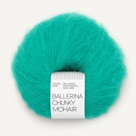 Sandnes Ballerina Chunky Mohair - Spectra Green 7526