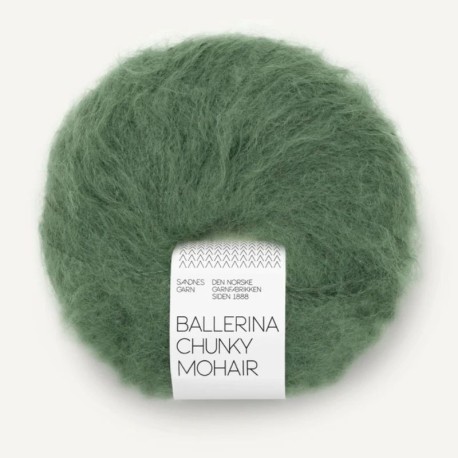 Sandnes Ballerina Chunky Mohair - Elm Green 8073