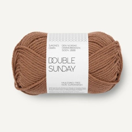 Sandnes Double Sunday - Pecan Brown 3052