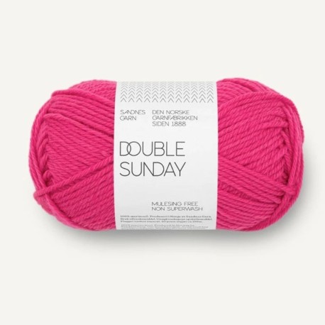 Sandnes Double Sunday - Hot Pink 4518