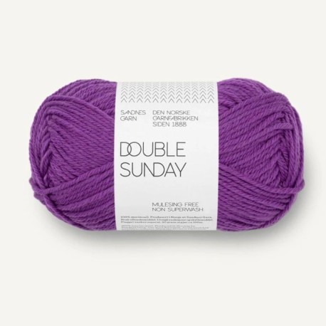 Sandnes Double Sunday - Plum 5045