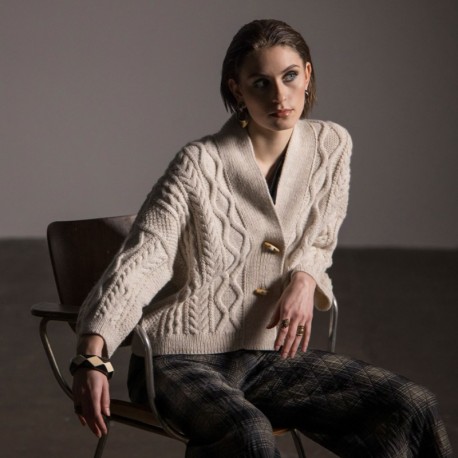 Filcolana Fisherman Cardigan Strickset
