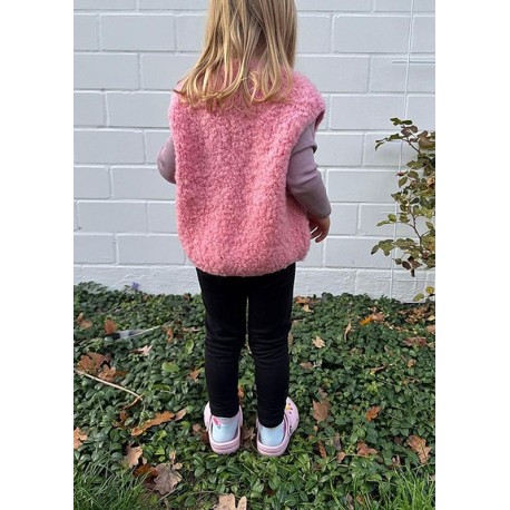 Knitmitjo Mini Fluffy Fleece Vest Wollpaket