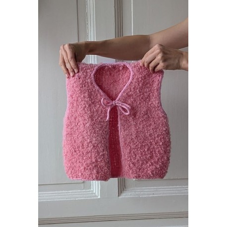 Knitmitjo Mini Fluffy Fleece Vest Wollpaket