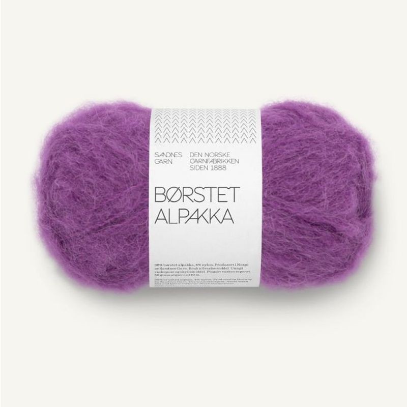 Sandnes Borstet Alpakka - Plum 5045