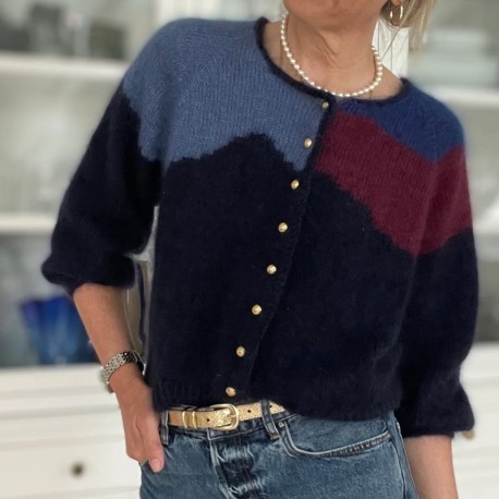 Skabagtig - Abelone Cardigan Wollpaket