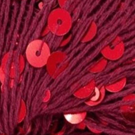 Sandnes Paljett - Berry Glow 4370 Detail