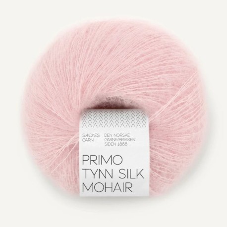 Sandnes Primo Tynn Silk Mohair - Ballet Rose 4511