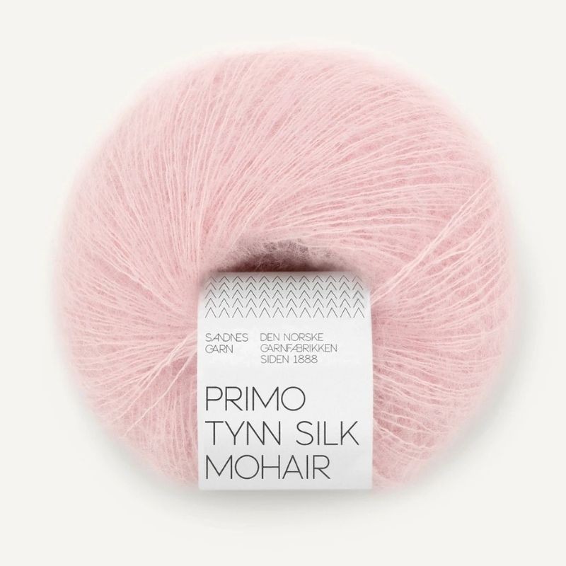 Sandnes Primo Tynn Silk Mohair - Ballet Rose 4511