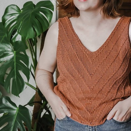 Lines Summertop Rust Knitwear