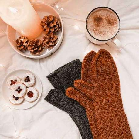 Rust Knitwear Erna Mittens Strickset
