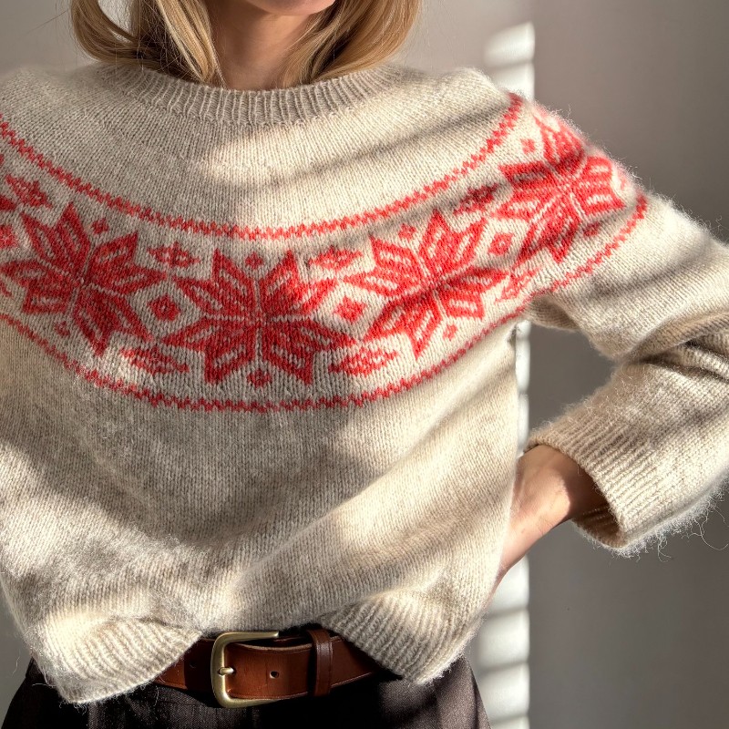 Coco Amour Knitwear Nordic Snowflake Sweater Strickset