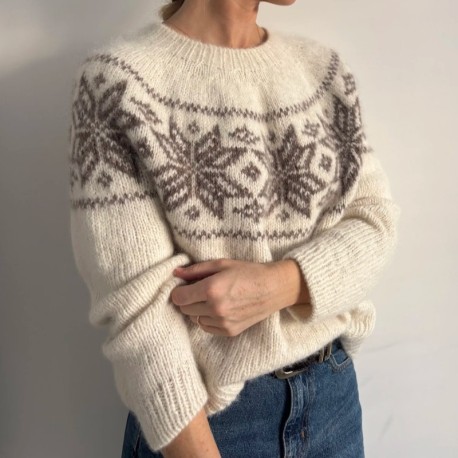 Coco Amour Knitwear Nordic Snowflake Sweater Chunky Strickset
