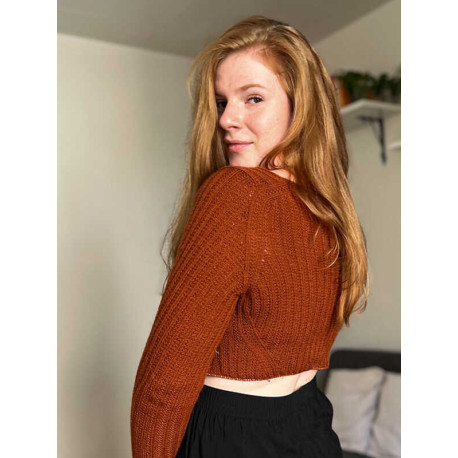 Rust Knitwear Ellie Shirt Strickset
