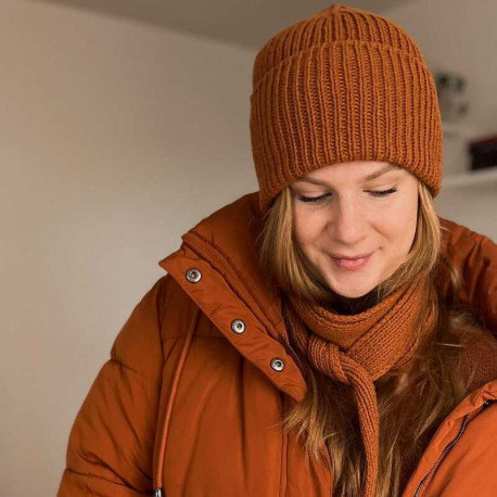 Rust Knitwear Serena Beanie Strickset