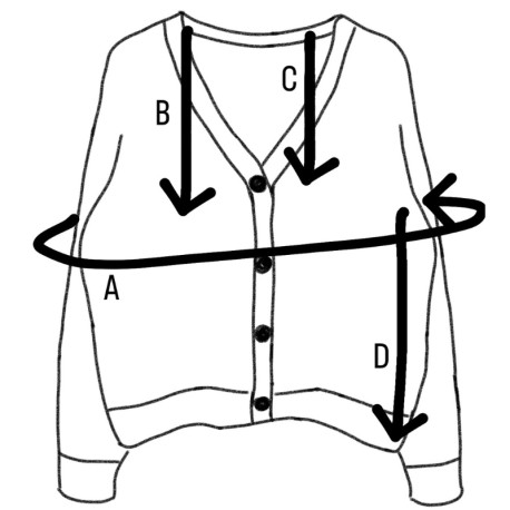 Margaux Cardigan von Rust Knitwear