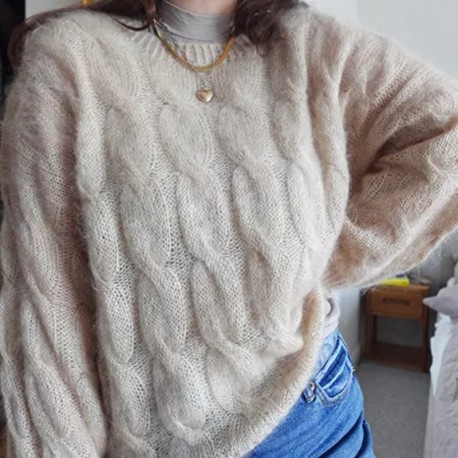 wemadewardrobe Louise Blouse Wollpaket