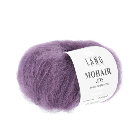 Lang Yarns Mohair Luxe Violett Mittel 0346