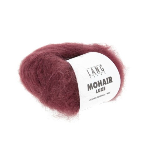 Lang Yarns Mohair Luxe - Weinrot 0162 [Preorder]