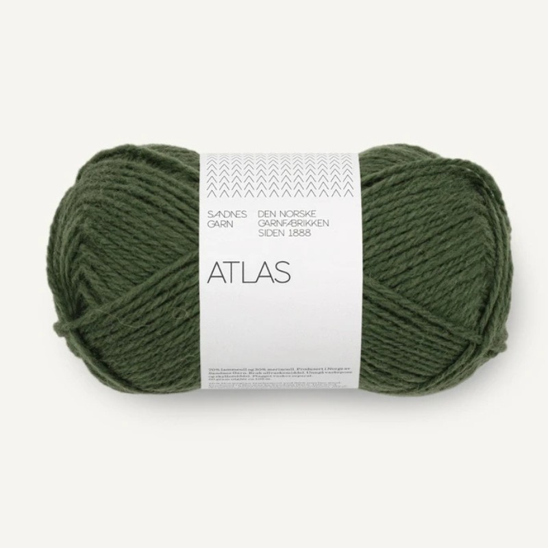 Sandnes Atlas Dark Forest Green 8571