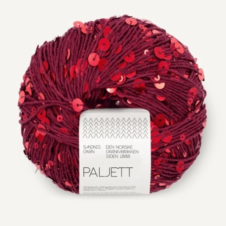Sandnes Paljett - Berry Glow 4370