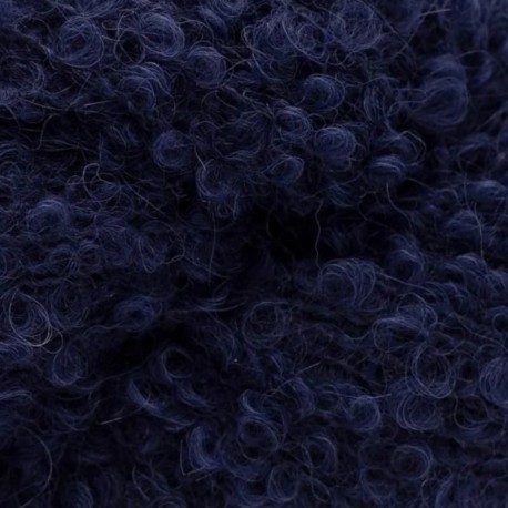 Kremke Alpaka Bouclé - Navy 0125 Detail