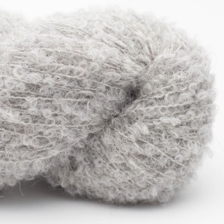 Kremke Alpaka Bouclé - Hellgrau 0025