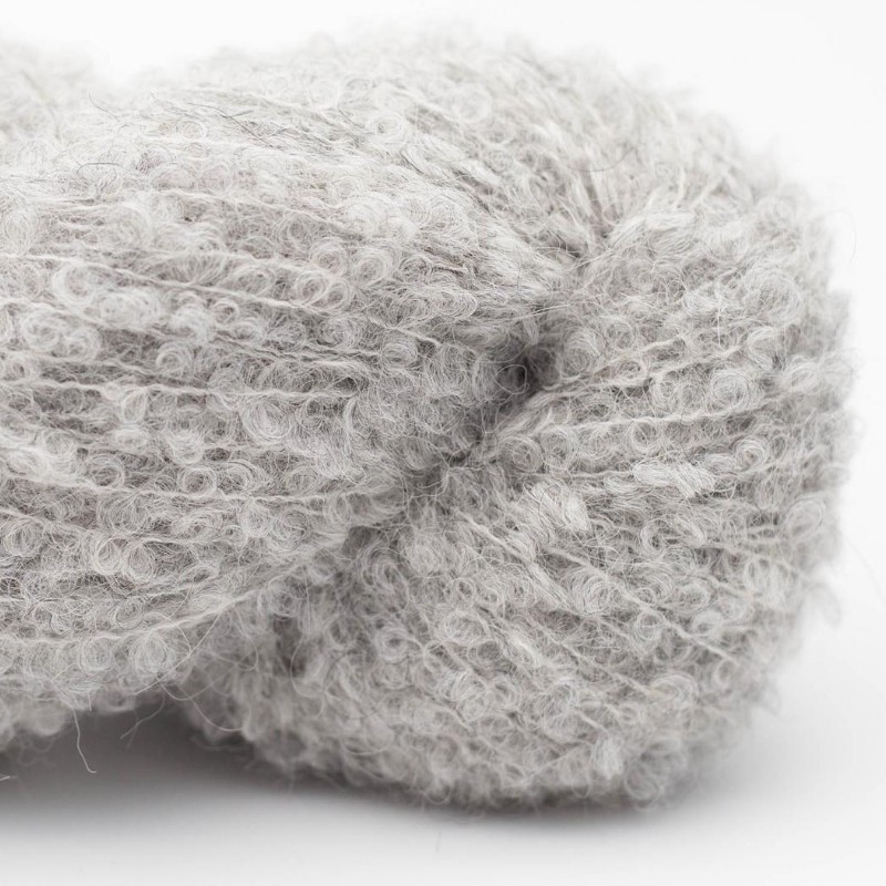 Kremke Alpaka Bouclé - Hellgrau 0025
