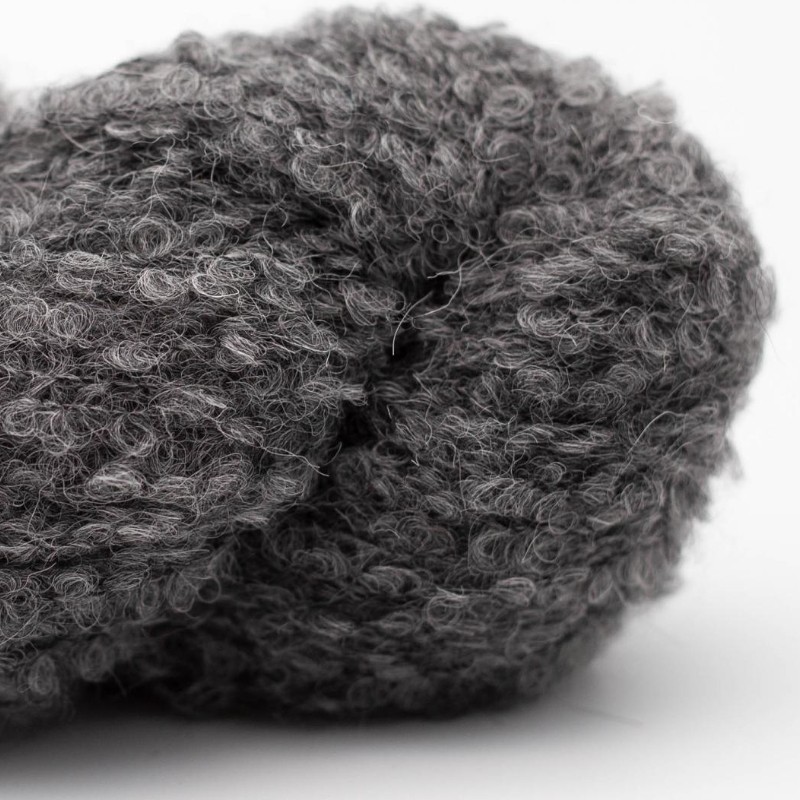 Kremke Alpaka Bouclé - Silbergrau 0026
