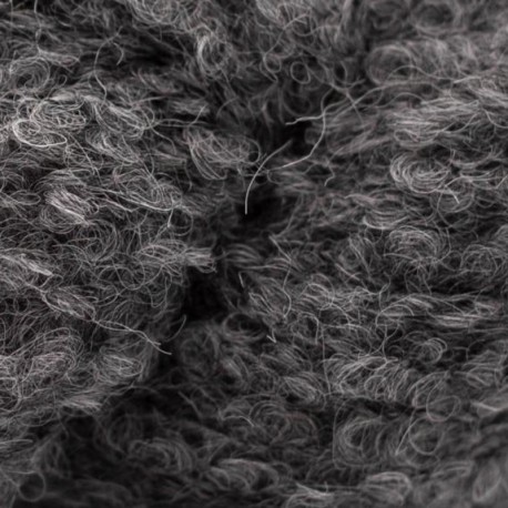 Kremke Alpaka Bouclé - Silbergrau 0026 Detail