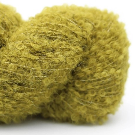 Kremke Alpaka Bouclé - Wiesengrün 0038