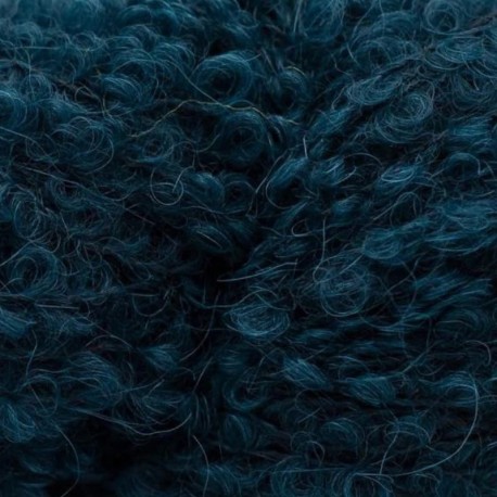 Kremke Alpaka Bouclé - Waldgrün 8316 Detail