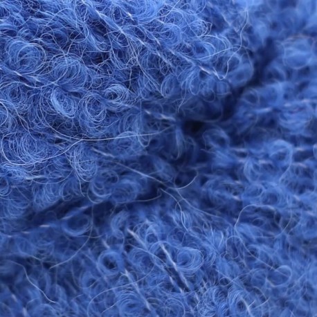 Kremke Alpaka Bouclé - Hellblau 0009 Detail