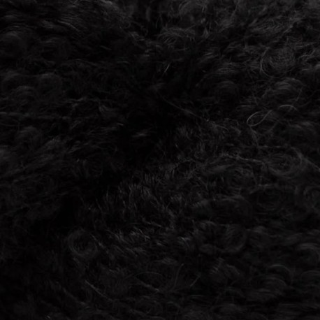 Kremke Alpaka Bouclé - Schwarz 0005 Detail