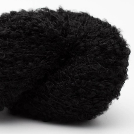 Kremke Alpaka Bouclé - Schwarz 0005