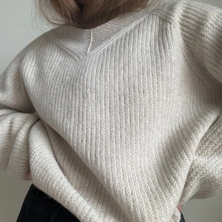 Moreca Knit Chantal Sweater V-Neck Strickset