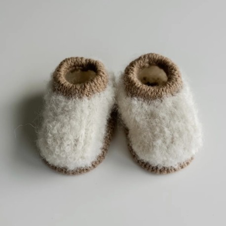 Woolix Mini Teddy Slippers Wollpaket