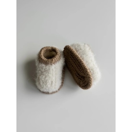 Woolix Mini Teddy Slippers Wollpaket