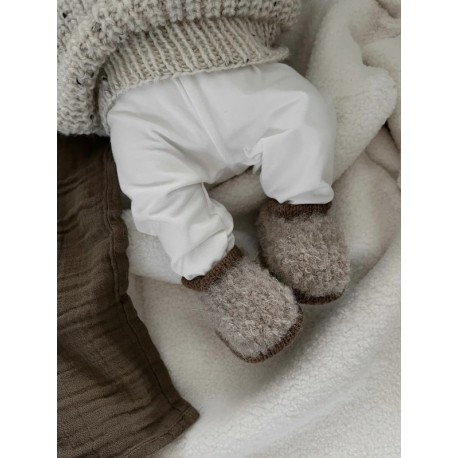 Woolix Mini Teddy Slippers Wollpaket