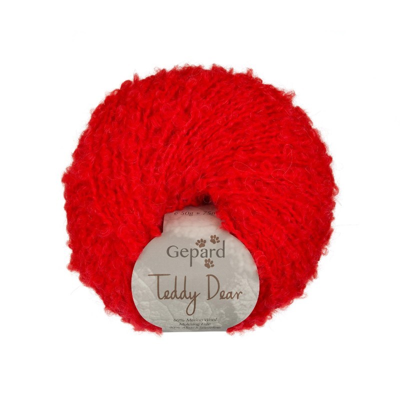 Gepard Teddy Dear Bright Red 330