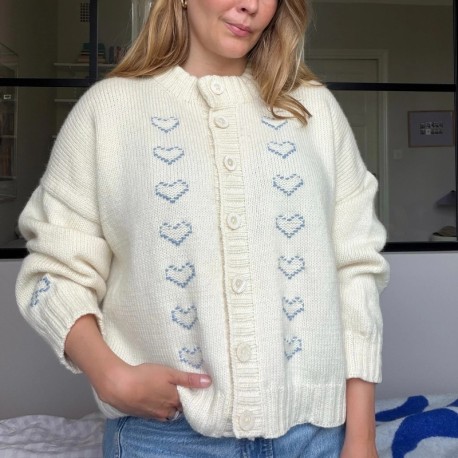 Knitters and Friends Herrta Cardigan Wollpaket