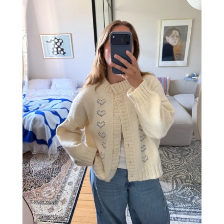 Knitters and Friends Herrta Cardigan Wollpaket