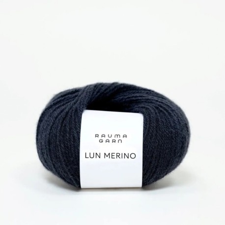 Rauma Lun Merino Svart 78